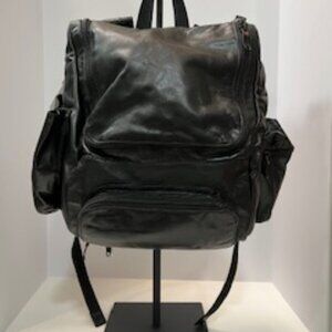 Winn International Leather Backpack Style 5451